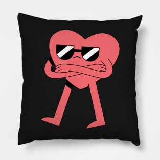 Super Cool Pink Heart Pillow