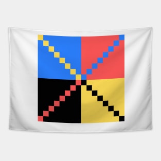 square pattern Tapestry