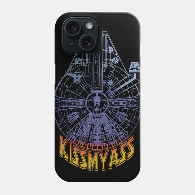 kiss my rebel ass 1 Phone Case by Paskalamak