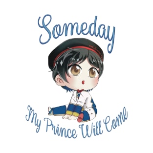 Neige LeBlanche “Someday My Prince Will Come” Chibi from Twisted Wonderland T-Shirt