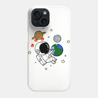 Baby Astronaut Like Earth Phone Case