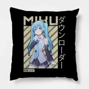 hatsune miku new 4 Pillow