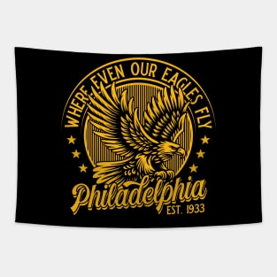 Philadelphia: where even our Eagles fly. v5 Tapestry