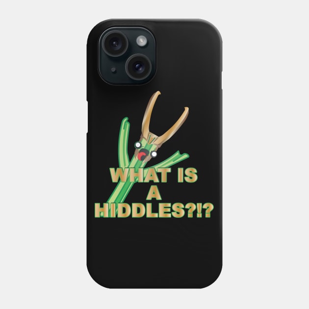 What is a Hiddles?!? Phone Case by Fanthropy Running Programs