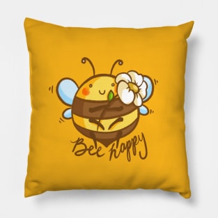 Bee Happy Pillow