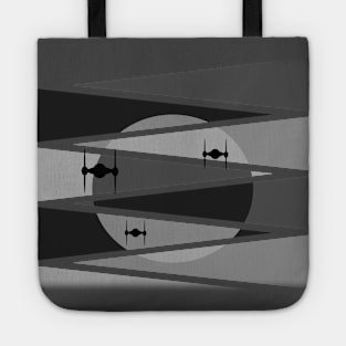 Black and White Fighter Tote