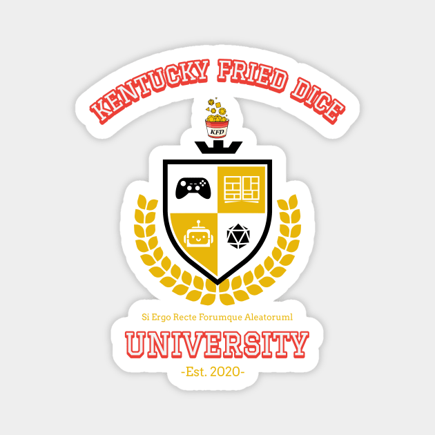 KFD University Magnet by KYFriedDice