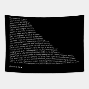 Gertrude Stein Quotes Tapestry