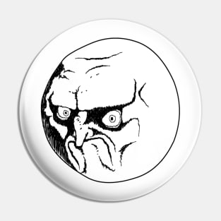 No Face Meme Pin