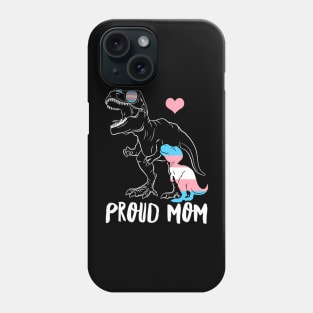 Trans Proud Mom Dinosaur Rex Transgender Pride Mamasaurus Phone Case