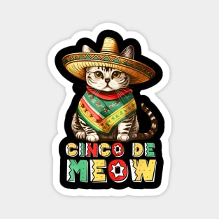 Cinco de Meow Magnet