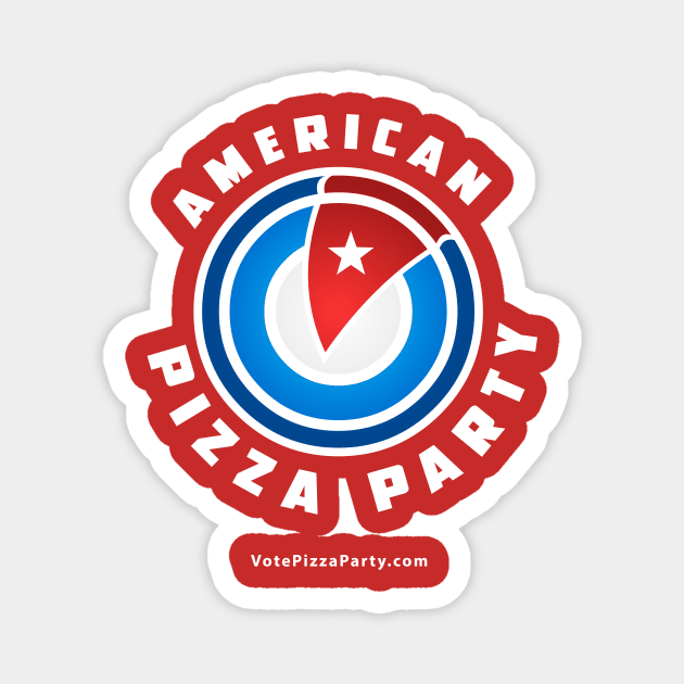 American Pizza Party Magnet by supermercadocomics