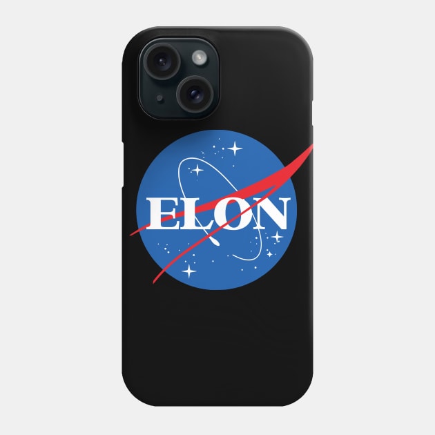 Elon Musk Space Logo Phone Case by Nerd_art