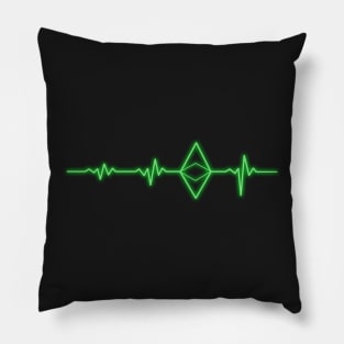 Ethereum heartbeat Pillow