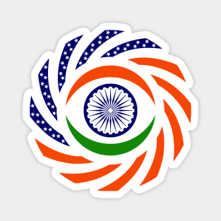 Indian American Multinational Patriot Flag Magnet