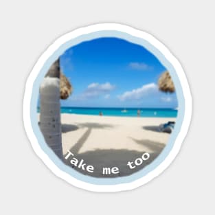 Beach Vacation Magnet