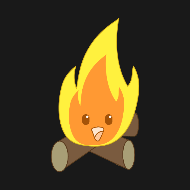 kawaii campfire by chibifox