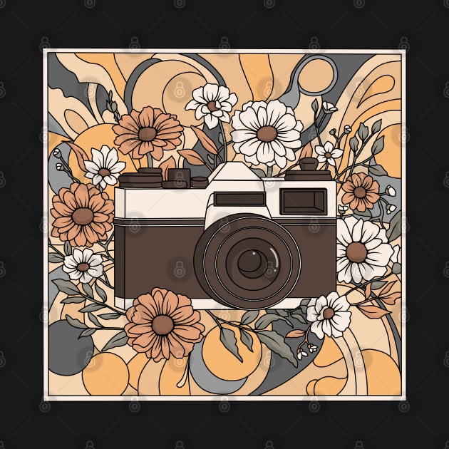 Camera with flowers by DESINGS NIKITA