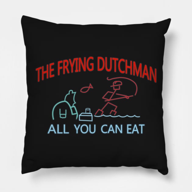 The Frying Dutchman Pillow by FlyNebula