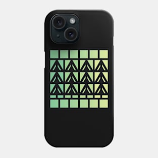 “Dimensional Energy” - V.6 Green - (Geometric Art) (Dimensions) - Doc Labs Phone Case