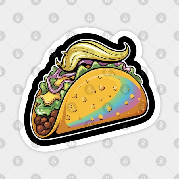 Lets-go-taco Magnet by Creatifly Graphic Tees
