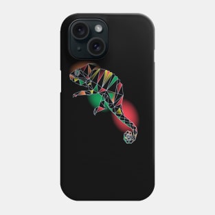 Polygonal lizard Phone Case