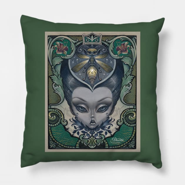 GREEN NEW DAY Pillow by TOBOLAND