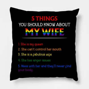 5 Things You Should Know About My Wife Has Tattoos Pillow