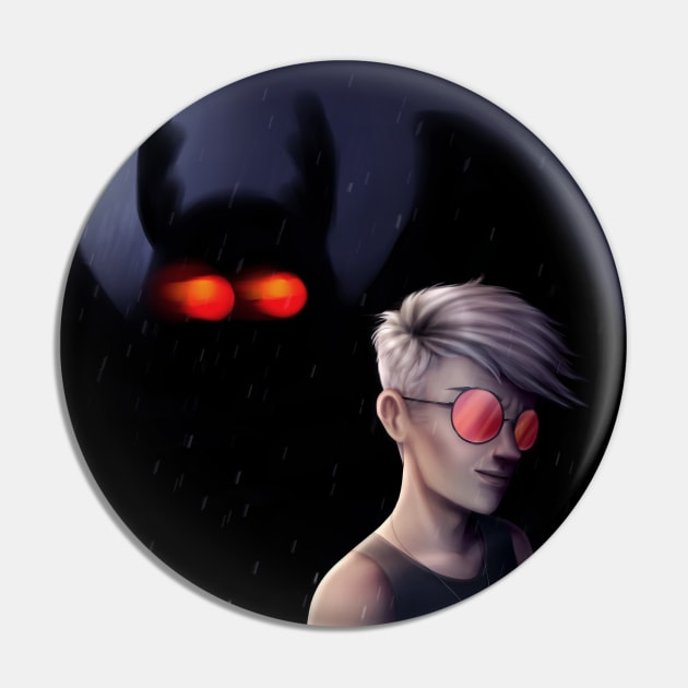 Mothman Pin by Alyen