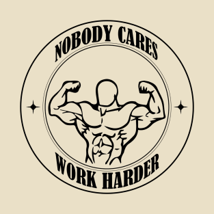 Workout Motivation Sticker T-Shirt