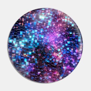 psychedelic 3D pattern of stars Pin