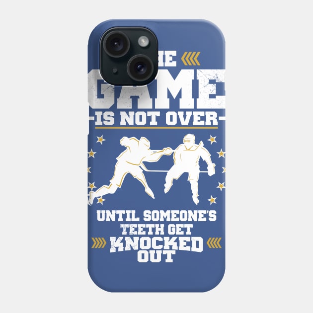 The Game's Not Over Until You Lose Your Teeth Phone Case by jslbdesigns