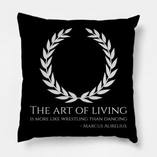 Ancient Roman Stoic Philosophy Marcus Aurelius Stoicism Pillow