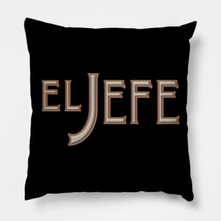 El Jefe Gold Pillow