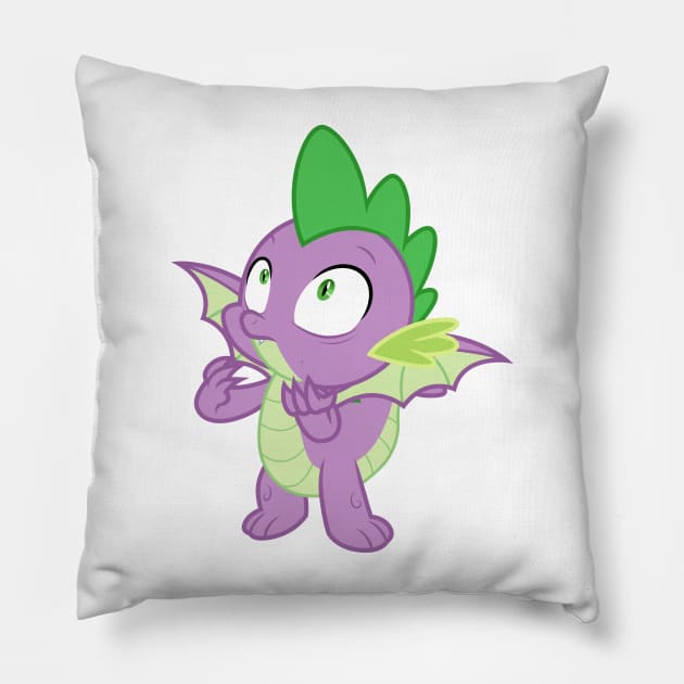 Winged Spike 2 Pillow by CloudyGlow