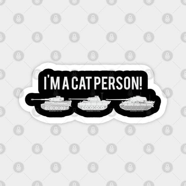 i'm a cat person! Magnet by FAawRay