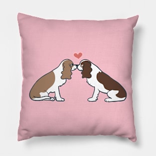 Cavalier King Charles Kisses Pillow