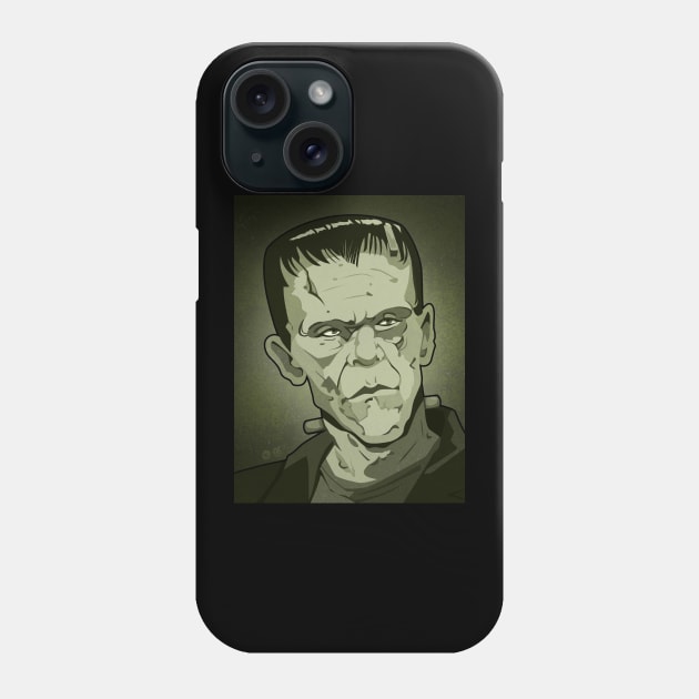 Frankenstein's Monster Phone Case by Andrew Harmon