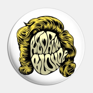 Redrum Blonde Logo Pin