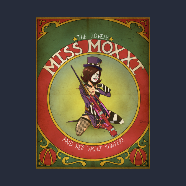 Miss Moxxi - Borderlands - T-Shirt | TeePublic