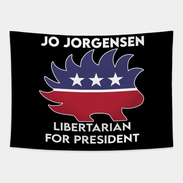 Jo Jorgensen Libertarian For President Tapestry by The Libertarian Frontier 