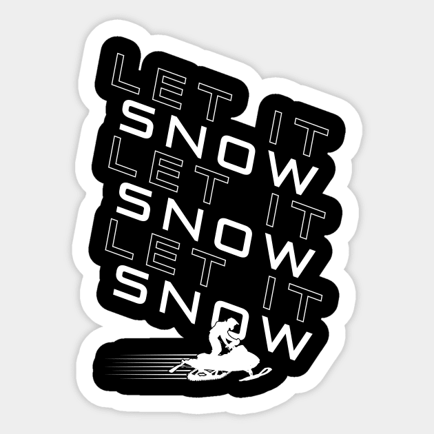 Let It Snow Stickers PNG