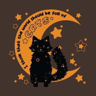 World filled with cats [himalayan] T-Shirt