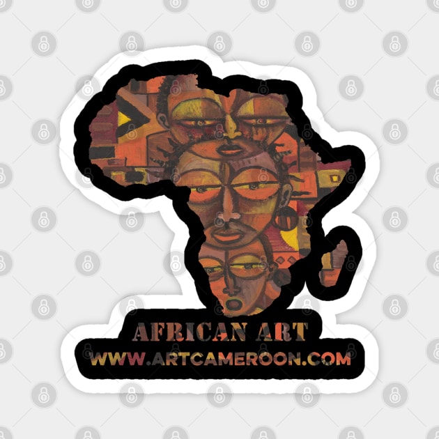 Family II Magnet by ArtCameroon