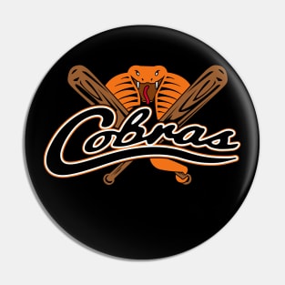 Cobras Baseball Logo Pin