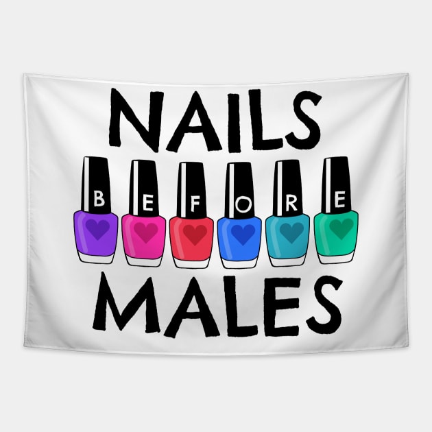 Nails Before Males Tapestry by TTLOVE