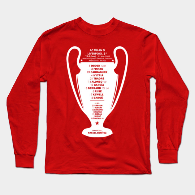 liverpool champions league winners t shirt