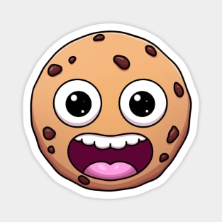 Happy Chocolate Chip Cookie Magnet