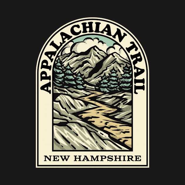 Appalachian Trail New Hampshire hiking backpacking trail by HalpinDesign