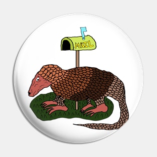 pangolin by mail box Pin